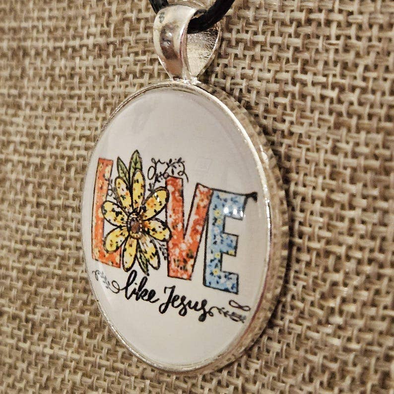 Love Like Jesus Pendant Necklace