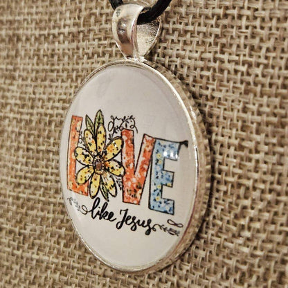 Love Like Jesus Pendant Necklace