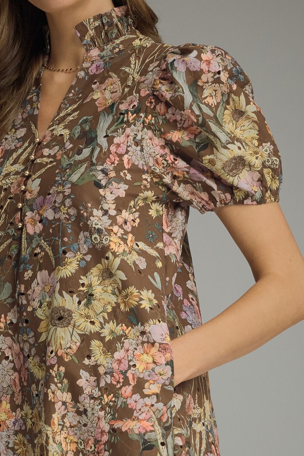 Sleeve of fall entro dress