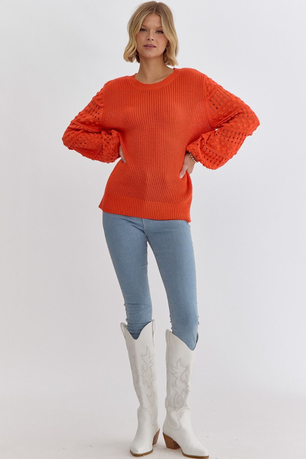 Entro Sweater - Orange