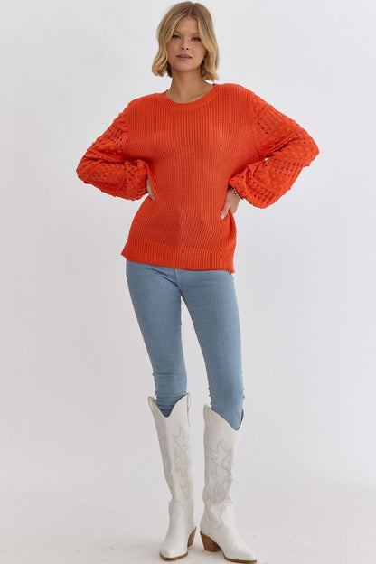 Entro Sweater - Orange