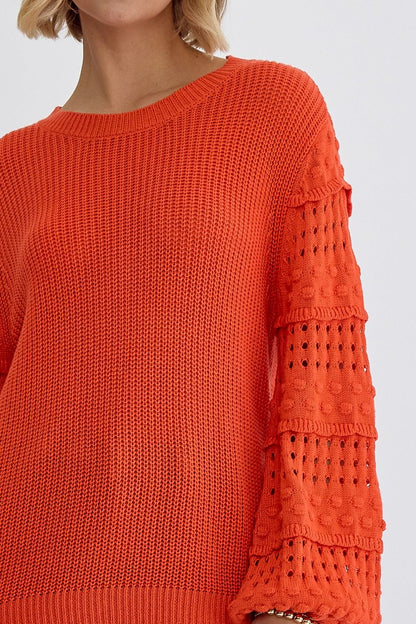 Entro Sweater - Orange