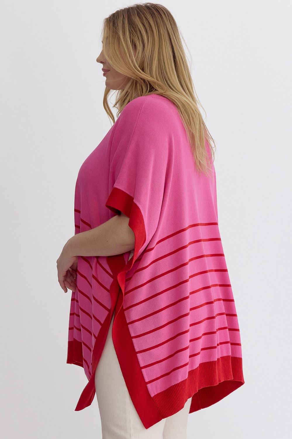 Entro Plus Poncho-style Knit Top