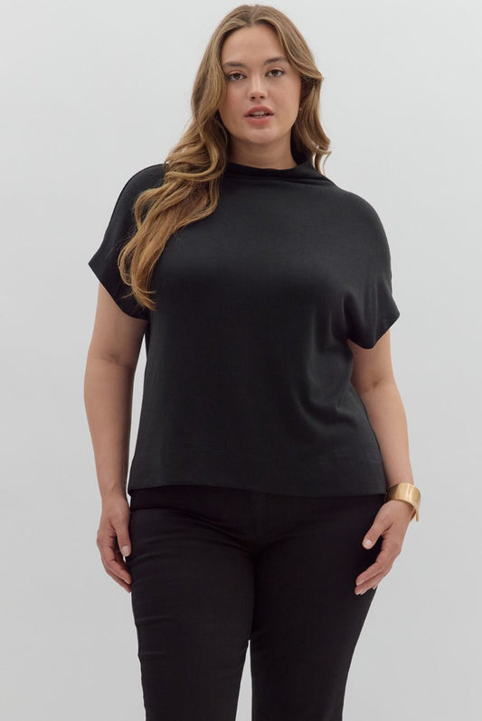 Entro Mock Neck Pullover - 3 colors