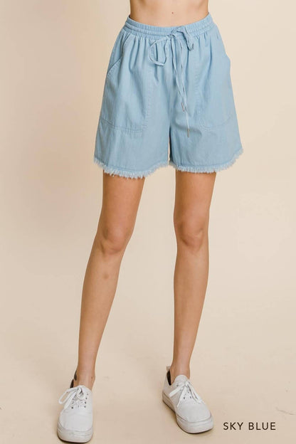 Cotton Bleu Classic Everyday Women's Denim Shorts