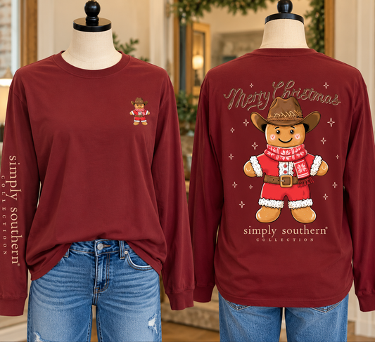 Simply Southern Cowboy Long Sleeve T-shirt