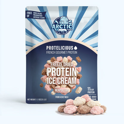 Freeze-Dried Neapolitan Protein Ice Cream Zero Sugar