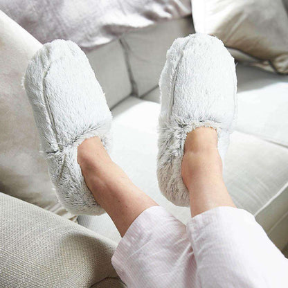 Warmies Slippers - Marshmallow Grey