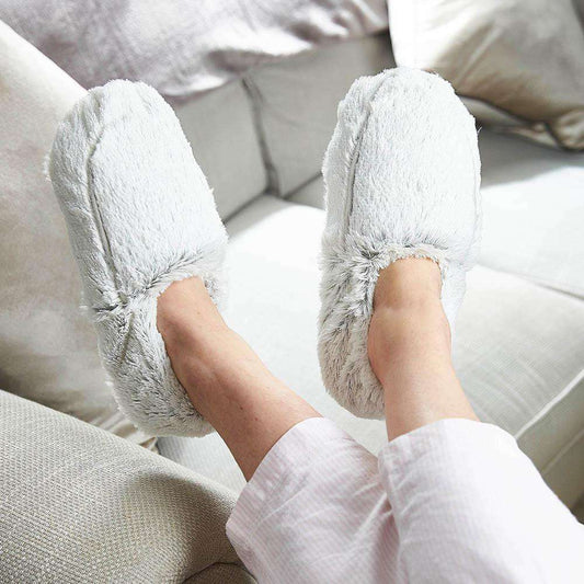 Warmies Slippers - Marshmallow Grey