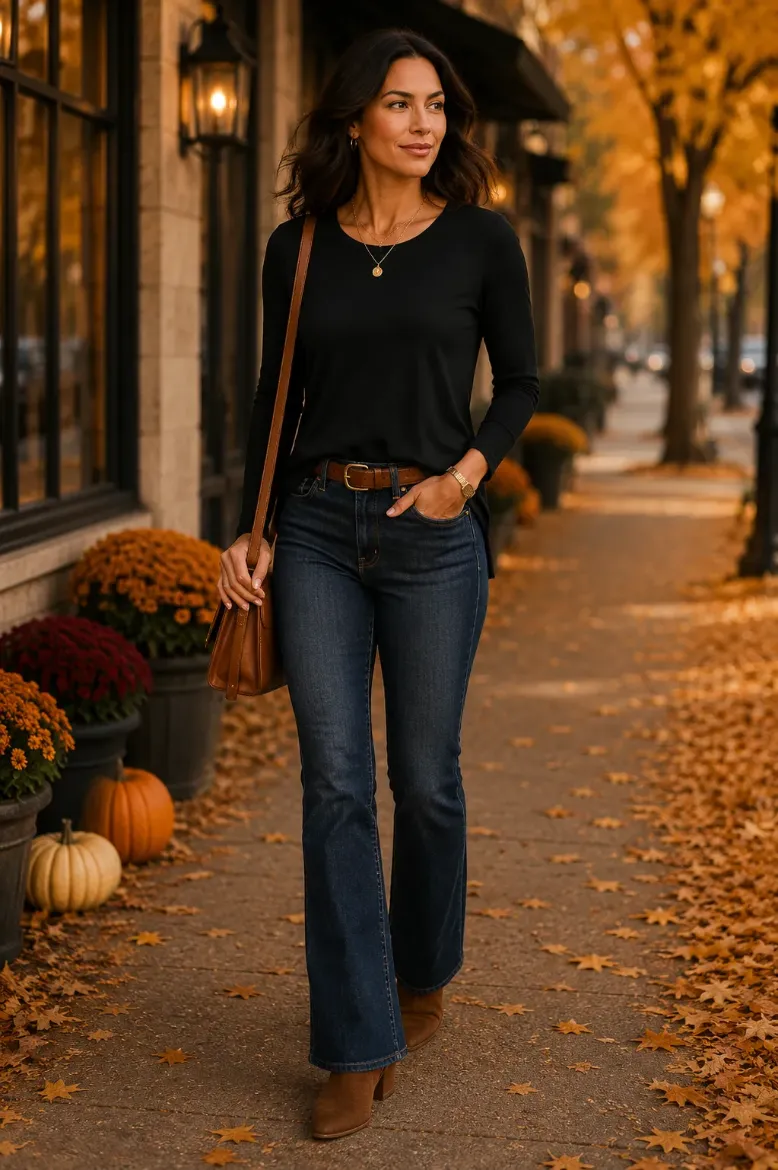 L/S SCOOP NECK MODAL TOP