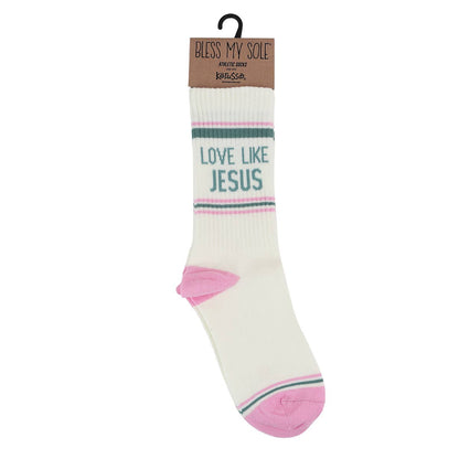 Kerusso Athletic Socks Love Like Jesus