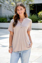 Baby Ribbed Boyfriend Knit Top