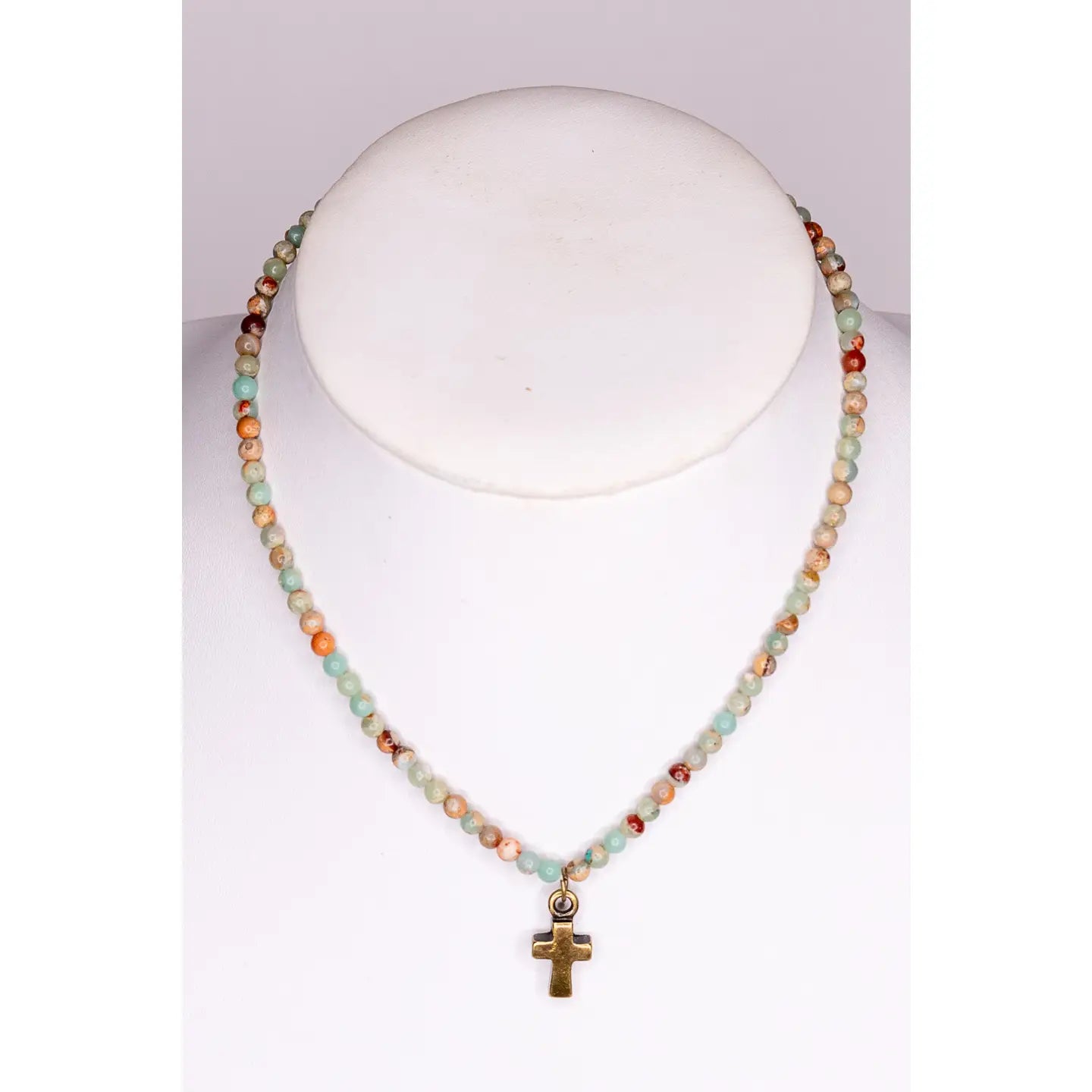 Kara Necklace in Imperial Jasper