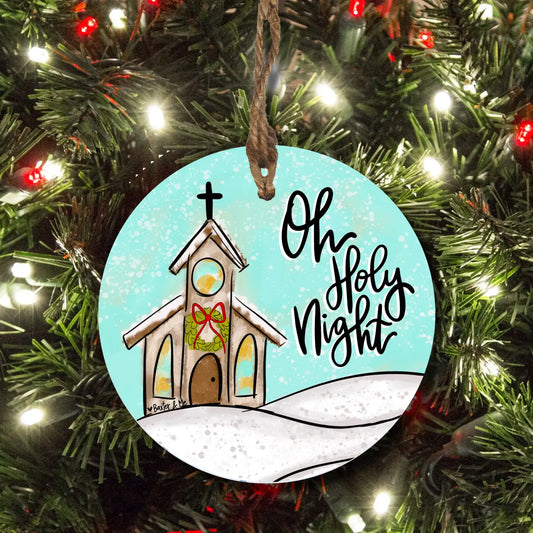 Oh Holy Night Church Ornament