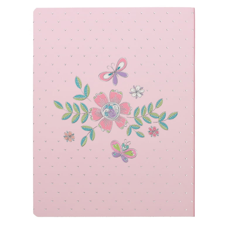 Pink Floral Heart Flexcover My Creative Bible for Girls - an ESV Journaling Bible