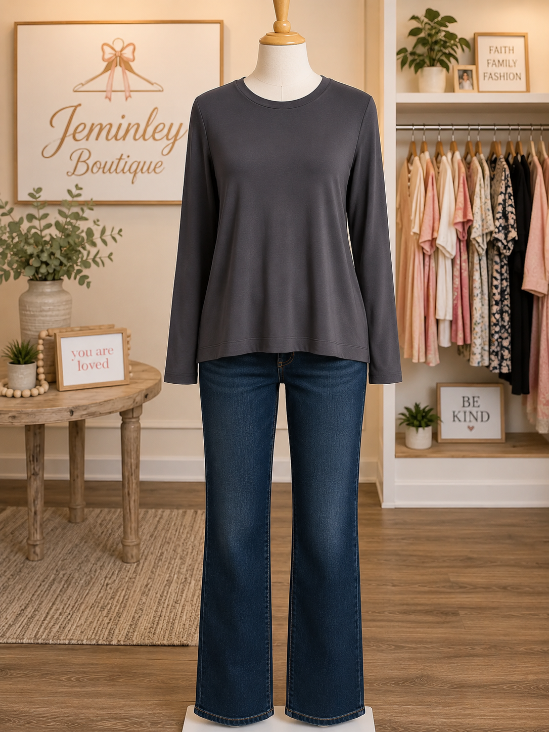 Liverpool Scoop Neck Tee - L/S