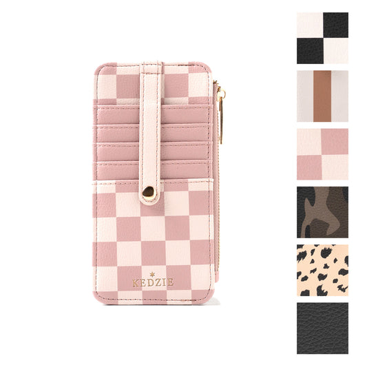Kedzie Essentials Only Zippered Wallet - 6 Colors