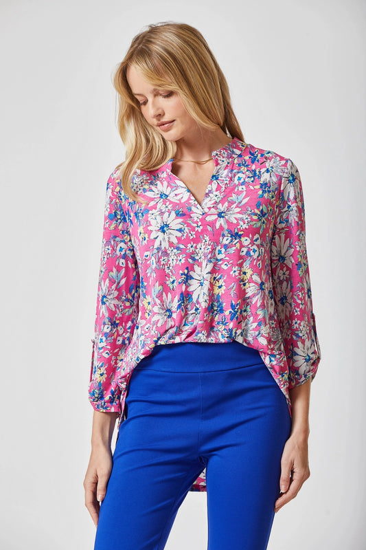 Dear Scarlett 3/4 Sleeve Lizzy - Magenta