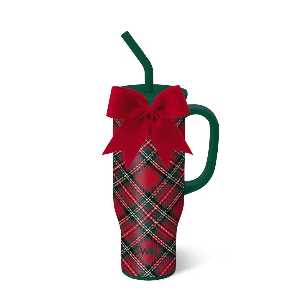 Swig Christmas Plaid Mega Mug 30oz