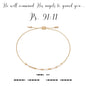 Dot & Dash Psalm 91:11 Bracelet