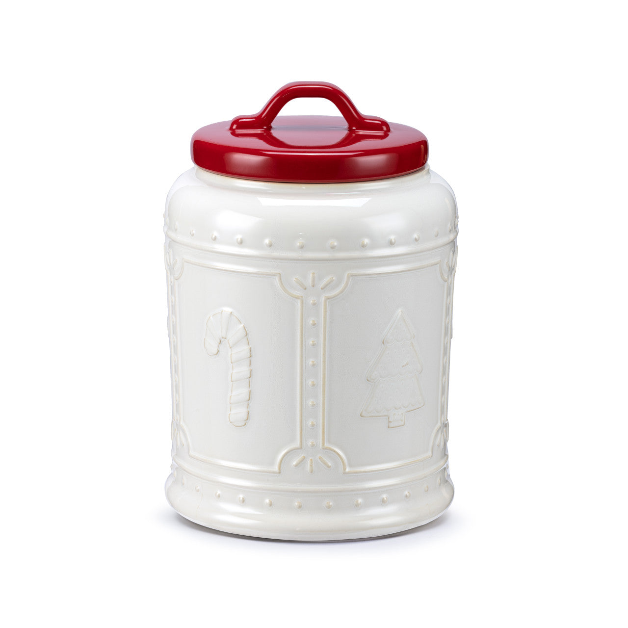 Demdaco Happy Heart Ceramic Cookie Jar