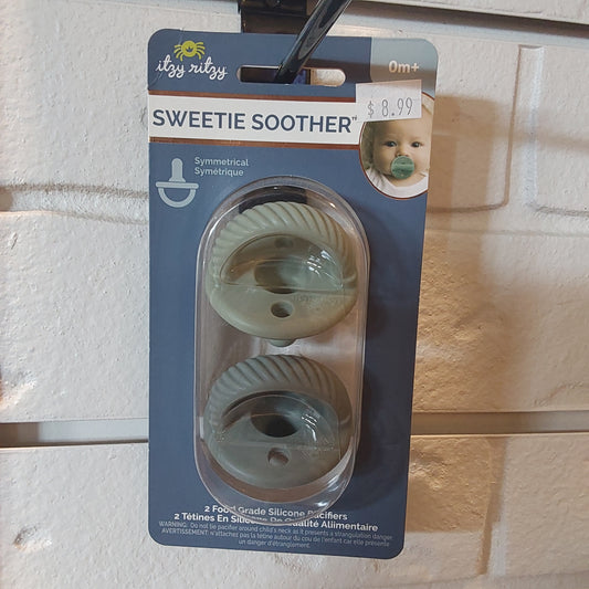 Itzy Ritzy Sweetie Soother - Agave & Succulent Cable 0M+