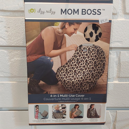 Itzy Ritzy Mom Boss® 4-in-1 Multi-Use Nursing Cover and Scarf - Leopard