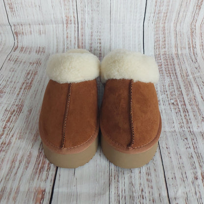 Corkys Cuddle Up-Chesnut Faux Suede