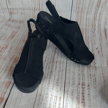 Corkys Volta II-Black Suede Croco
