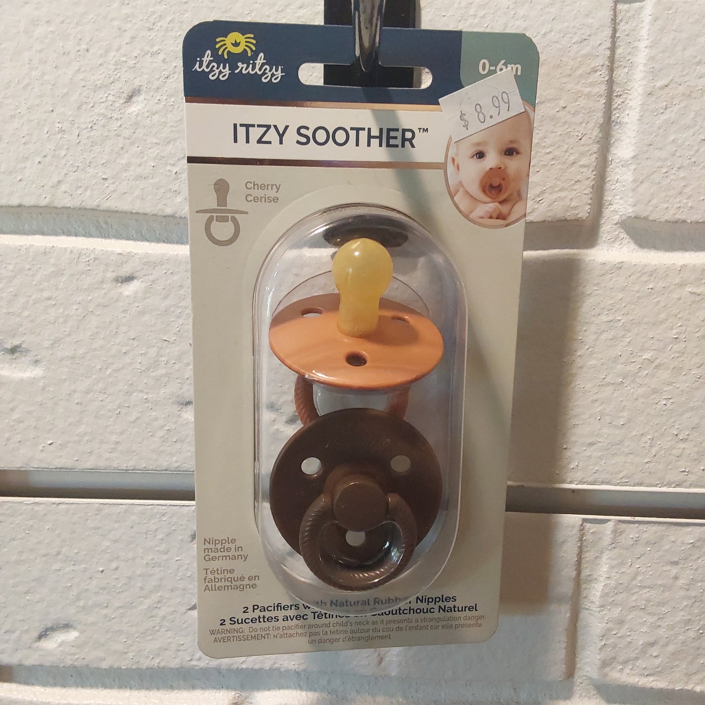 Itzy Ritzy Soother - Chocolate & Caramel 0-6M