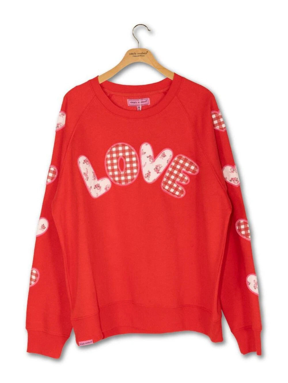 Simply Southern LOVE Patch Crew Sweatshirt