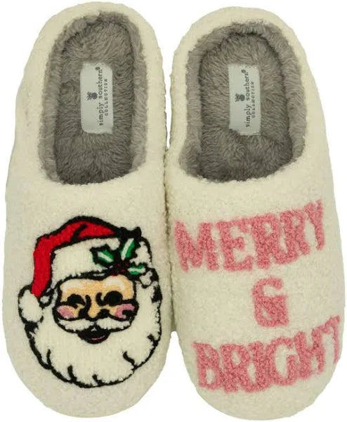Simply Southern Santa Slippers