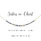 Dot & Dash Sisters in Christ Necklace