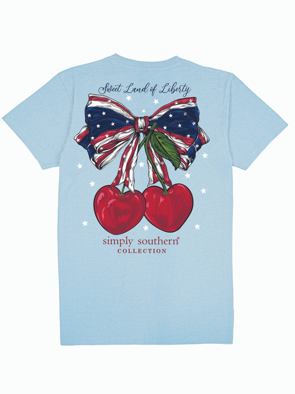 Simply Southern Sweet Land of Liberty T-shirt