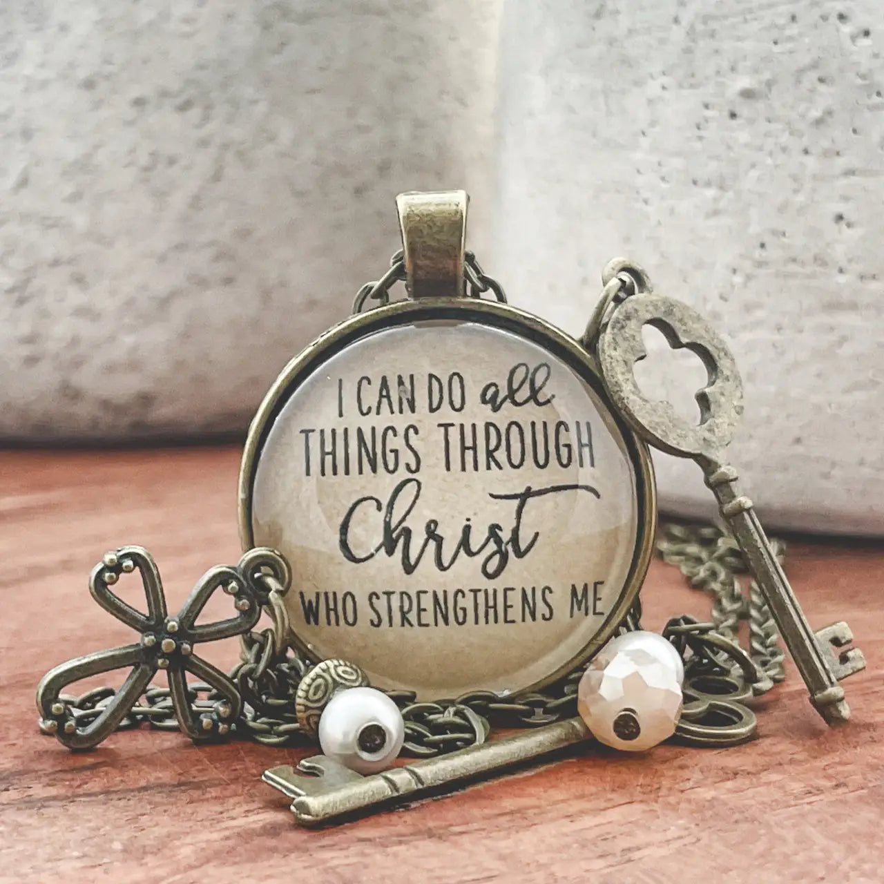 I Can Do All Things Through Christ Philippians 4:13 Necklace