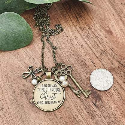 I Can Do All Things Through Christ Philippians 4:13 Necklace