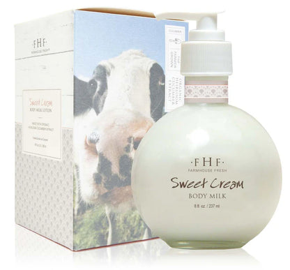 FarmHouse Fresh Sweet Cream Body Milk Lotion - Pump Top