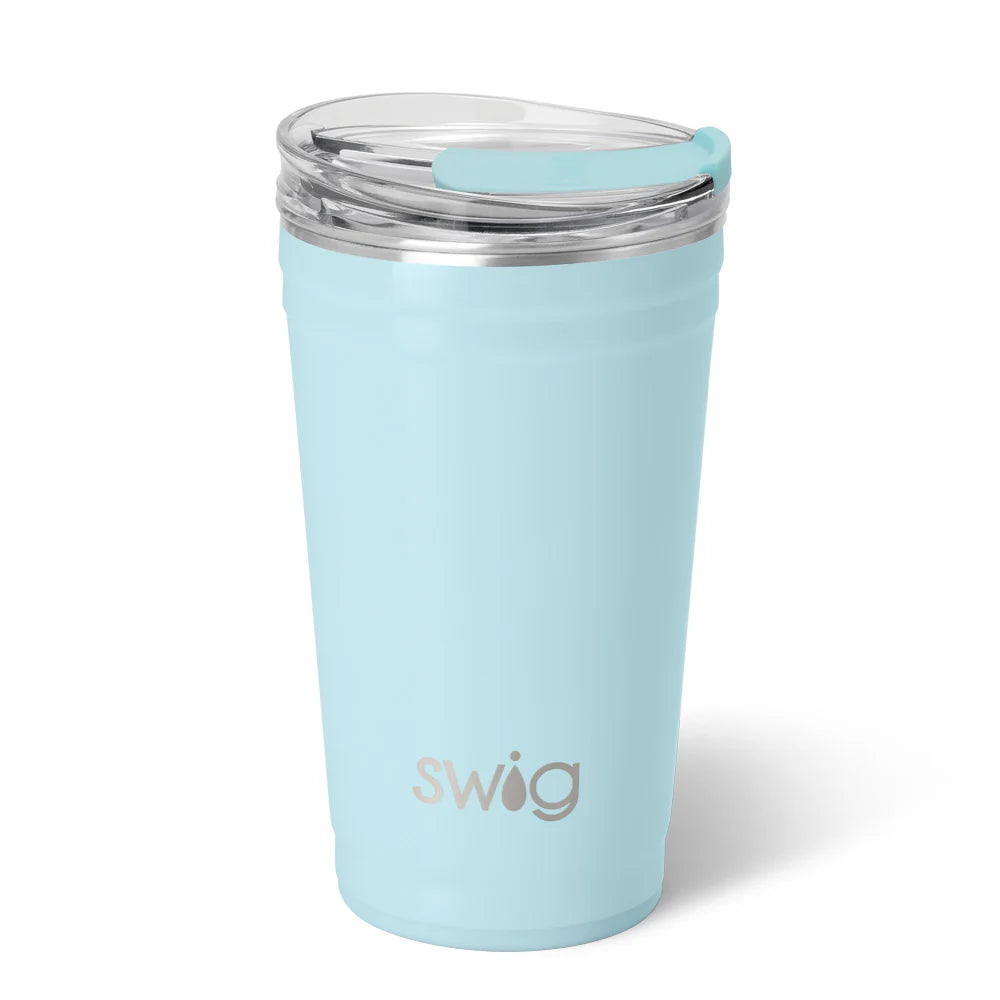 Swig Shimmer Aquamarine Party Cup 24oz