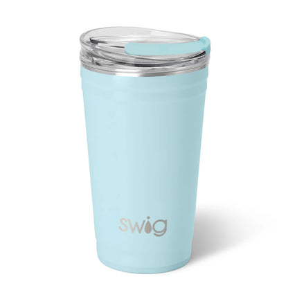 Swig Shimmer Aquamarine Party Cup 24oz