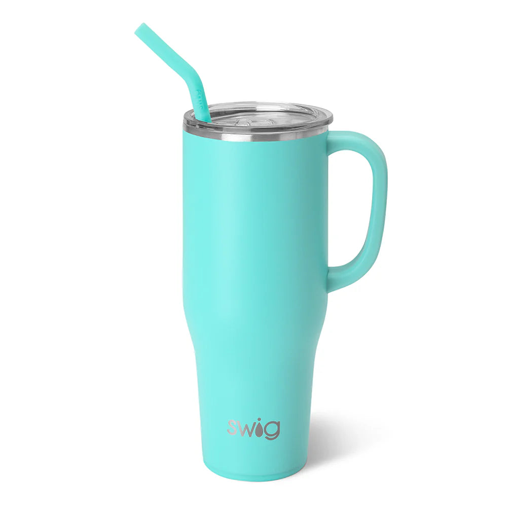 Swig Shimmer Aquamarine Mega Mug 40oz