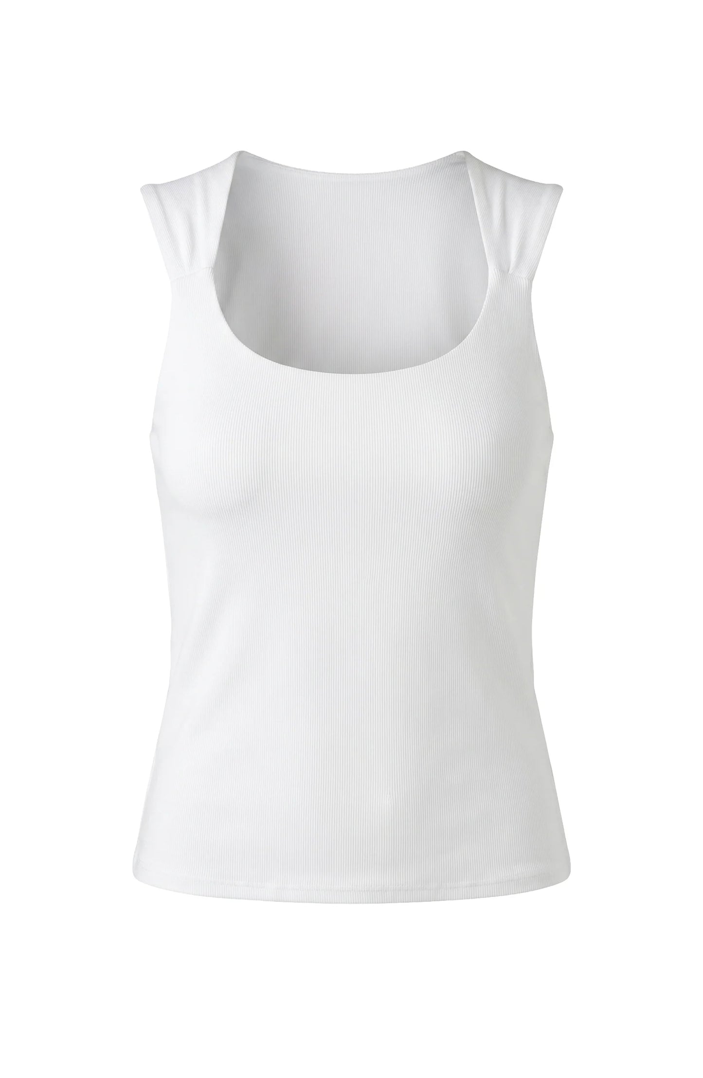 Liverpool Sleeveless Built-in-Bra Cream Top